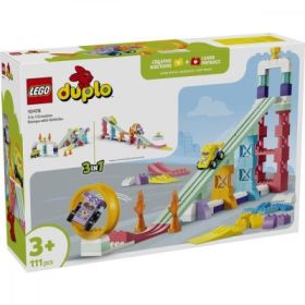 LEGO DUPLO. Rampe creative cu vehicule 3 în 1 10478, 111 piese