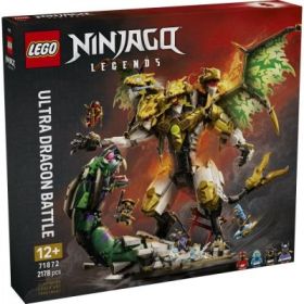 LEGO Ninjago. Impresionanta bătălie a dragonului 71872, 2178 piese