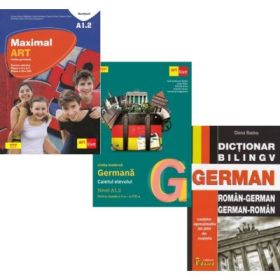 Pachet Limba germana gimnaziu. Maximal clasele 5-6, Caietul elevului si Dictionar bilingv - Julia Katharina Weber, Diana Badea