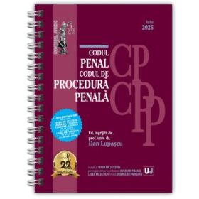 Codul penal si Codul de procedura penala Iulie 2026. Editie spiralata, tiparita pe hartie alba - Dan Lupascu