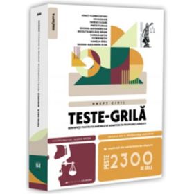 Teste-grila, minispete pentru examenele de admitere in profesiile juridice. Drept civil. Editia a 13-a, revazuta si adaugita - Florin Motiu