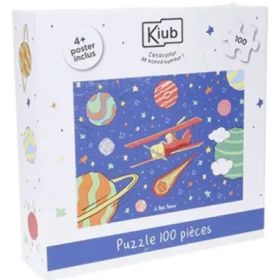 Puzzle 100 piese Le Petit Prince Enfants Animaux, Kiub